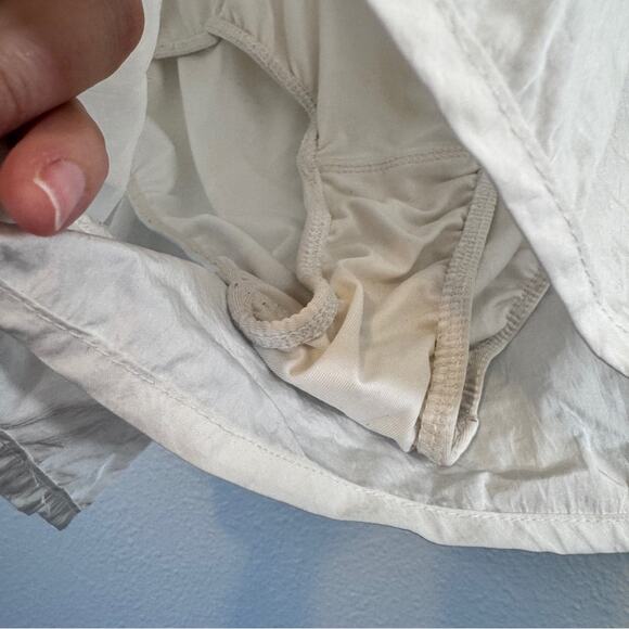 Free People Movement White High Rise Running Shorts Womens XL Gym Workout Casual - Picture 3 of 8